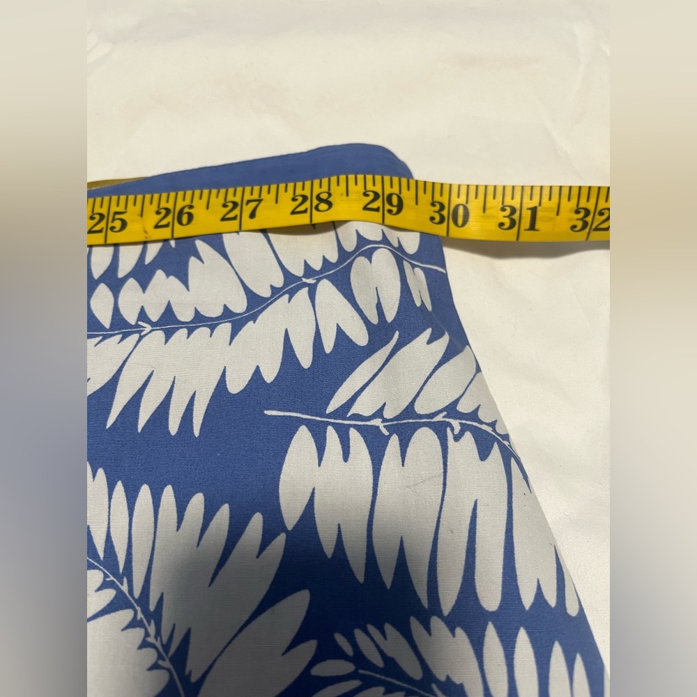 BODEN Women’s Blue Purple & White Leaf Print 100%Cotton A-Line Skirt Size US 6P - Picture 11 of 11